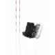 3. Netex Volleyballnetz mit Antennen 9,5 mx 1 m schwarz SI0007