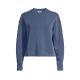 2. CASALL Damen-Sweatshirt mit Rundhalsausschnitt in Pfirsichfarbe, Marineblau
