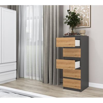 3. W5 Kommode mit 5 Schubladen Ameisen-/Kunstset