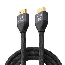 Wozinsky HDMI 2.1 Kabel 8K 60 Hz 48 Gbps / 4K 120 Hz / 2K 144 Hz 3 m Silber (WHDMI-30)