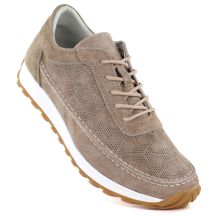 Damenschuhe aus hellbraunem Wildleder, Sergio Leone SP001