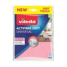 Vileda ACTIFIBRE Weiches Universal-Reinigungstuch 2 Stück.