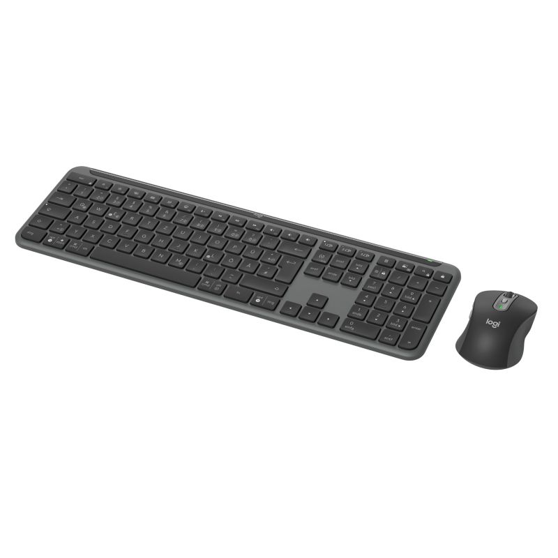 2. Logitech MK950 Signature Business Tastatur und Maus inklusive, Office RF Wireless + Bluetooth, QWERTZ, Deutsch, Graphit
