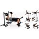 18. ZIPRO SUPERSET Verstellbare Trainingsbank, verstellbare Rückenlehne, verstellbarer Sitz, Fitnessstudio, Heimstudio, Schwarz