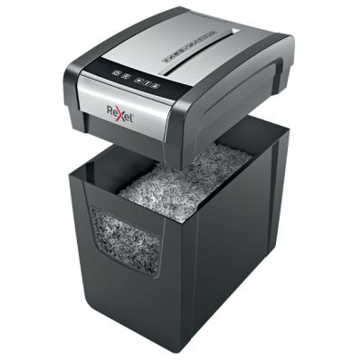 3. Rexel Momentum X410-SL Slimline Aktenvernichter, 10 Blatt, 23-Liter-Auffangbehälter