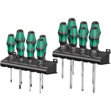 WERA Schraubendreher-Set, 14-teilig + 2 Kleiderbügel