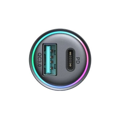 4. Joyroom JR-CCN04 60W USB-A USB-C Mini-Ladegerät – Schwarz