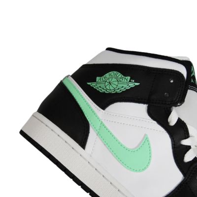 8. Air Jordan 1 Mid Green Glow White Herren-Sneaker - DQ8426-103