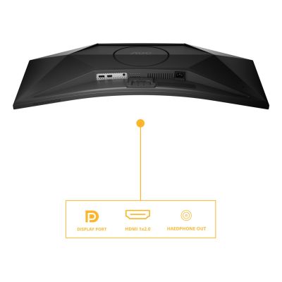 4. AOC B3 CU34B3E Computermonitor 86,4 cm (34") 3440 x 1440 px Wide Quad HD LED Schwarz