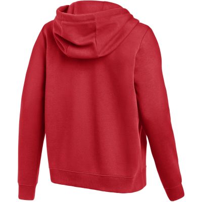 4. Nike Park 26 Fleece-Kapuzenpullover mit durchgehendem Reißverschluss, Damen, Rot, IB1230 657