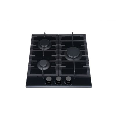 Gaskochfeld MPM-45-GMH-16, 45 cm, gehärtetes Glas, 3 Brenner