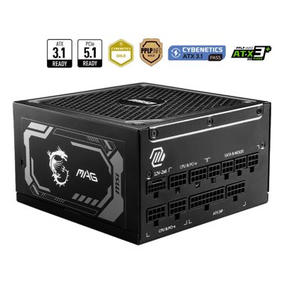 4. MSI PC MSI MAG A1000GL PCIE5 Netzteil (306-7ZP9B11-CE0)