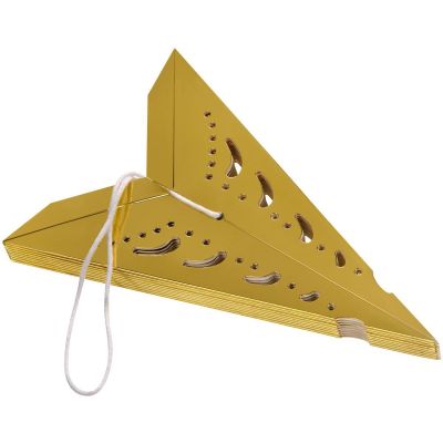 6. Papierdekoration Stern, Durchmesser 45 cm, 9 Arme, Gold