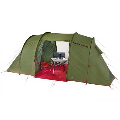 3. High Peak Goose 4 LW Zelt Grün und Rot 10333