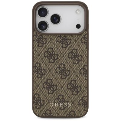 3. Guess 4G Classic Hülle für iPhone 17 Pro Max / 18 Pro Max – Braun