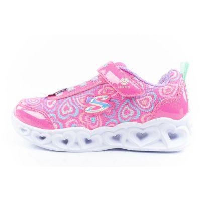 11. Skechers S Lighs-Heart bequeme LED-Sportschuhe für Mädchen