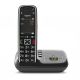 Gigaset E720A Analog/DECT-Telefon mit Anrufername und -ID, Schwarz