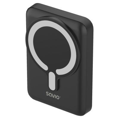 3. SAVIO POWERBANK 10000 MAH MAGNETISCH SCHWARZ BA-12