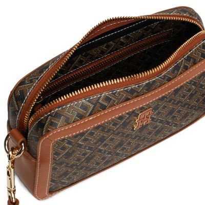 3. TOMMY HILFIGER CROSSBODY TH MONOPLAY LEDERTASCHE