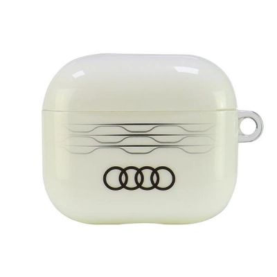 Audi IML AirPods 3-Hülle mit geometrischem Muster - Weiß