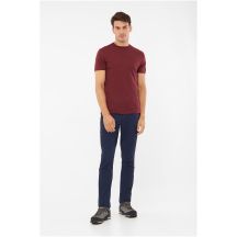 VIKING Salen Man Merino Herren-T-Shirt, bordeauxrot, XXL