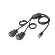 DIGITUS USB 2.0 auf 2xRS232 Kabel