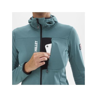 9. MILLET W Trilogy Lightgrid Hoodie Jacke Grün