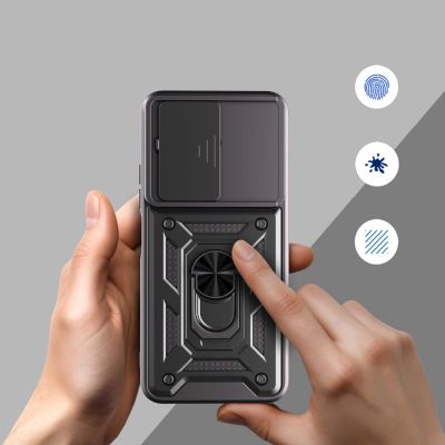 2. Tech-Protect CamShield Pro Case für Xiaomi Redmi 15C - Schwarz