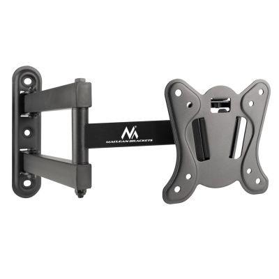 7. MACLEAN Wandhalterung für Fernseher oder Monitor, max. VESA 100x100, 13-32", 30 kg, Schwarz, MC-417