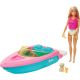 7. Barbie Motorboot + Puppe GRG30 MATTEL