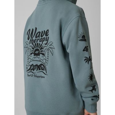 7. Locker geschnittener Kapuzenpullover für Jungen, Größe 4F 4FJRSS26TSWSM3052-46S