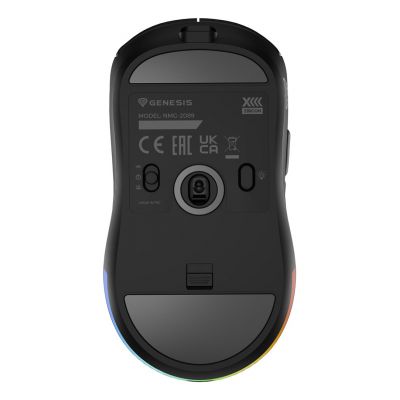 13. GENESIS Zircon XIII Gaming-Maus, beidhändig, RF Wireless + USB Typ-C, optisch, 26000 DPI