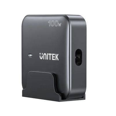 2. UNITEK GAN Tischladegerät 100W 2xUSB-A 2xUSB-C Schwarz