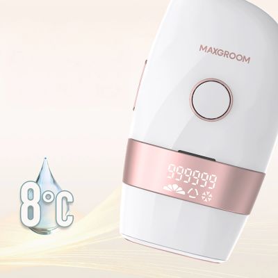 5. MAXGROOM JD-TM003 IPL-Epilierer zur Haarentfernung – weiß und rosa