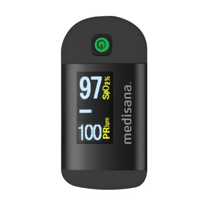 2. PM 100 Pulsoximeter (Schwarz) Medisana