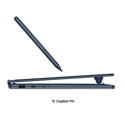 17. Lenovo Yoga 9i 2-in-1 Aura Edition 14IPH11 Ultra 7 355 14" 2.8K OLED 500 Nits glänzend 32 GB LPDDR5X-7467 SSD 512 GB Intel Graphics WiFi 7 + BT Kamera 5,0 MP + IR 70 Wh Windows 11 Cosmic Blue