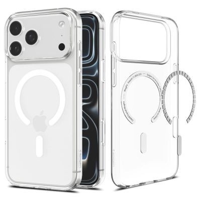 2. Spigen Liquid Crystal MagSafe Hülle für iPhone 18 Pro Max / 17 Pro Max – Transparent und Weiß