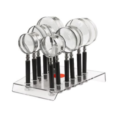 Set klassischer 4D-Lupen 50/65/75 mm, 12 Stück