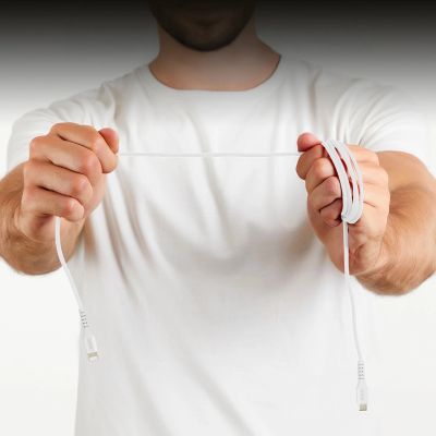 7. SBS TECABLELIGTC1W USB-C – Lightning Kabel mit MFi-Zertifizierung, 1 m – Weiß
