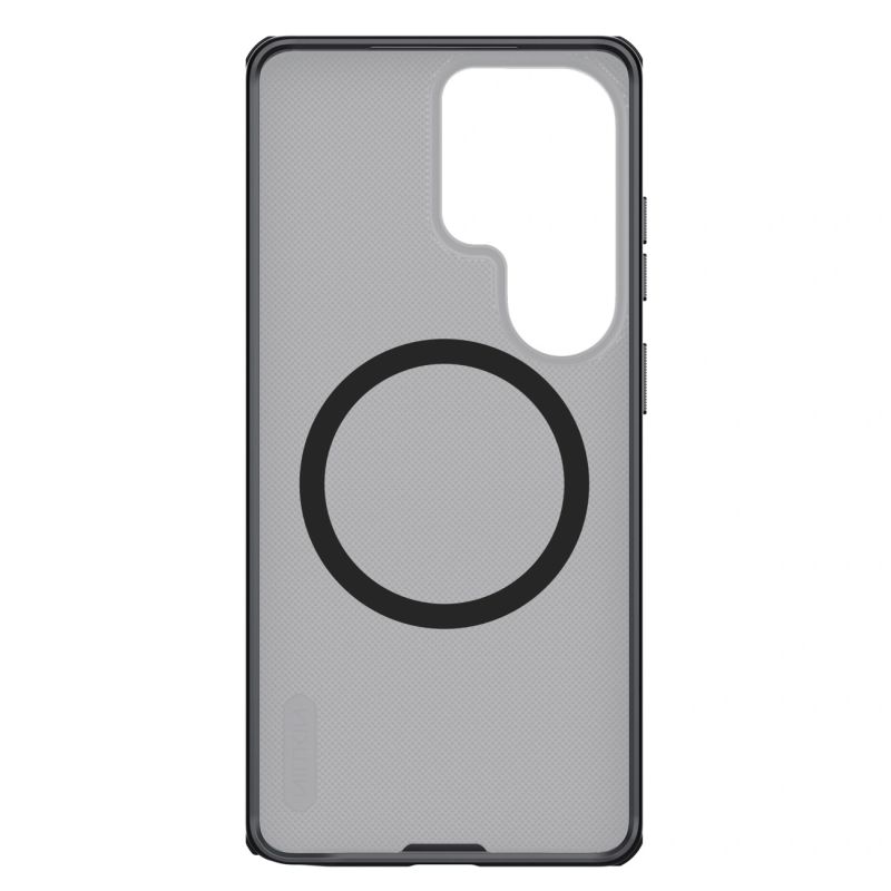3. Nillkin Super Frosted Shield Pro Magnetische Hülle, kompatibel mit MagSafe für Samsung Galaxy S26 Ultra – Transparentes Schwarz