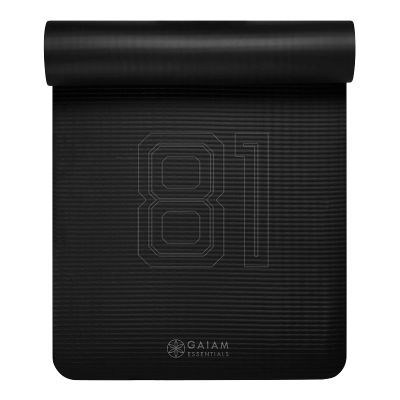 10 mm Fitness Gaiam mat with strap