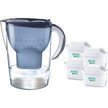 Brita Marella XL Krug + 4 Maxtra-Einsätze blau
