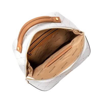 4. Puccini Monogram Kollektion Damen-Rucksack Weiß - BLXP0011P-0