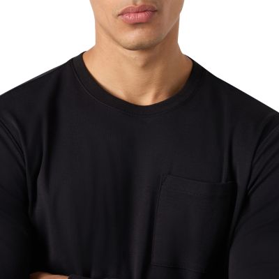 4. Champion LS Tee Herren T-Shirt Schwarz 222507 KK001