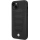 7. Hülle BMW BMHCP14S22RPSK iPhone 14 6.1" schwarz/schwarz Ledersitze Muster
