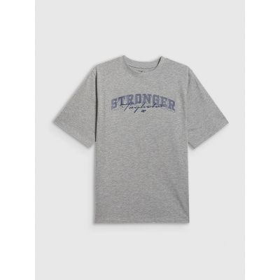 8. Lockeres Jungen-T-Shirt mit Aufdruck 4F 4FJRSS26TTSHM3465-27M