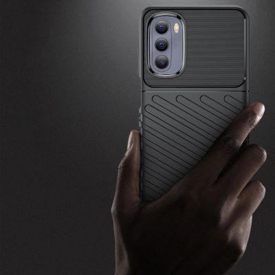 3. Thunder Case flexible gepanzerte Hülle für Motorola Moto G Stylus 2022 schwarz