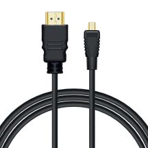 SAVIO HDMI-Kabel (M) – Micro-HDMI (M), 2 m, Schwarz, CL-40/M