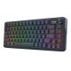 7. REDRAGON K708-RGB-PRO FLEKACT Tastatur USB + RF Wireless + Bluetooth Schwarz