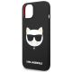 6. Karl Lagerfeld KLHMP14MSLCHBK iPhone 14 Plus 6.7" Hardcase schwarz / schwarzes Silikon Choupette Head Magsafe
